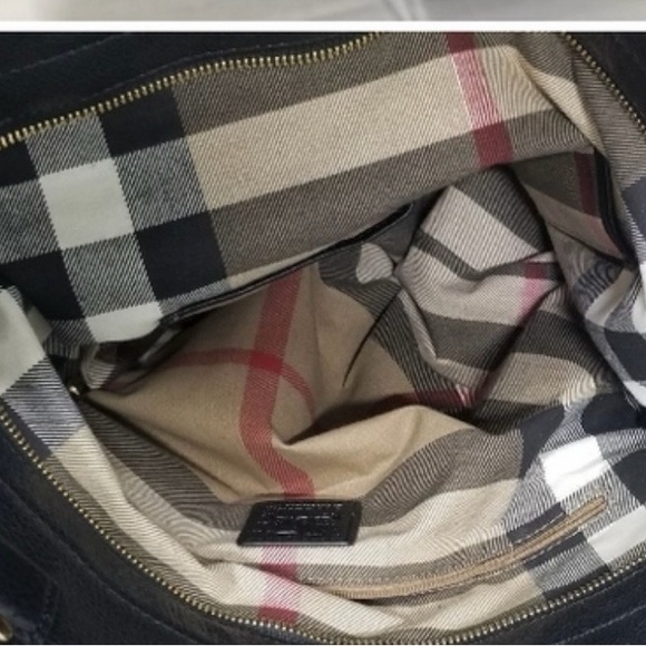 Burberry Black Knight Embroidered Canvas & Leather Packable Tote and Dust Bag - Picture 4 of 5